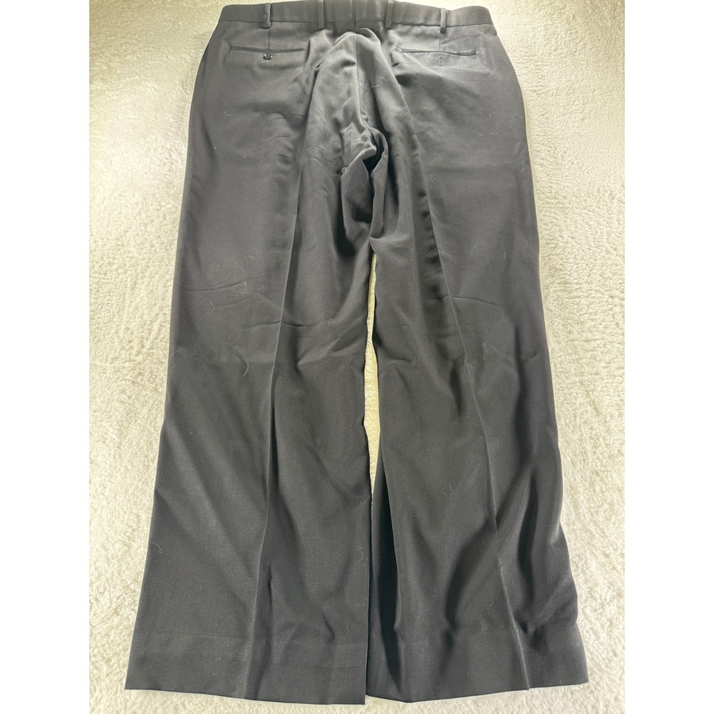 Brooks Brothers Madison Fit Pant Men 42x32 Black Dress Preppy Clean Work Wear‎ - Picture 4 of 10